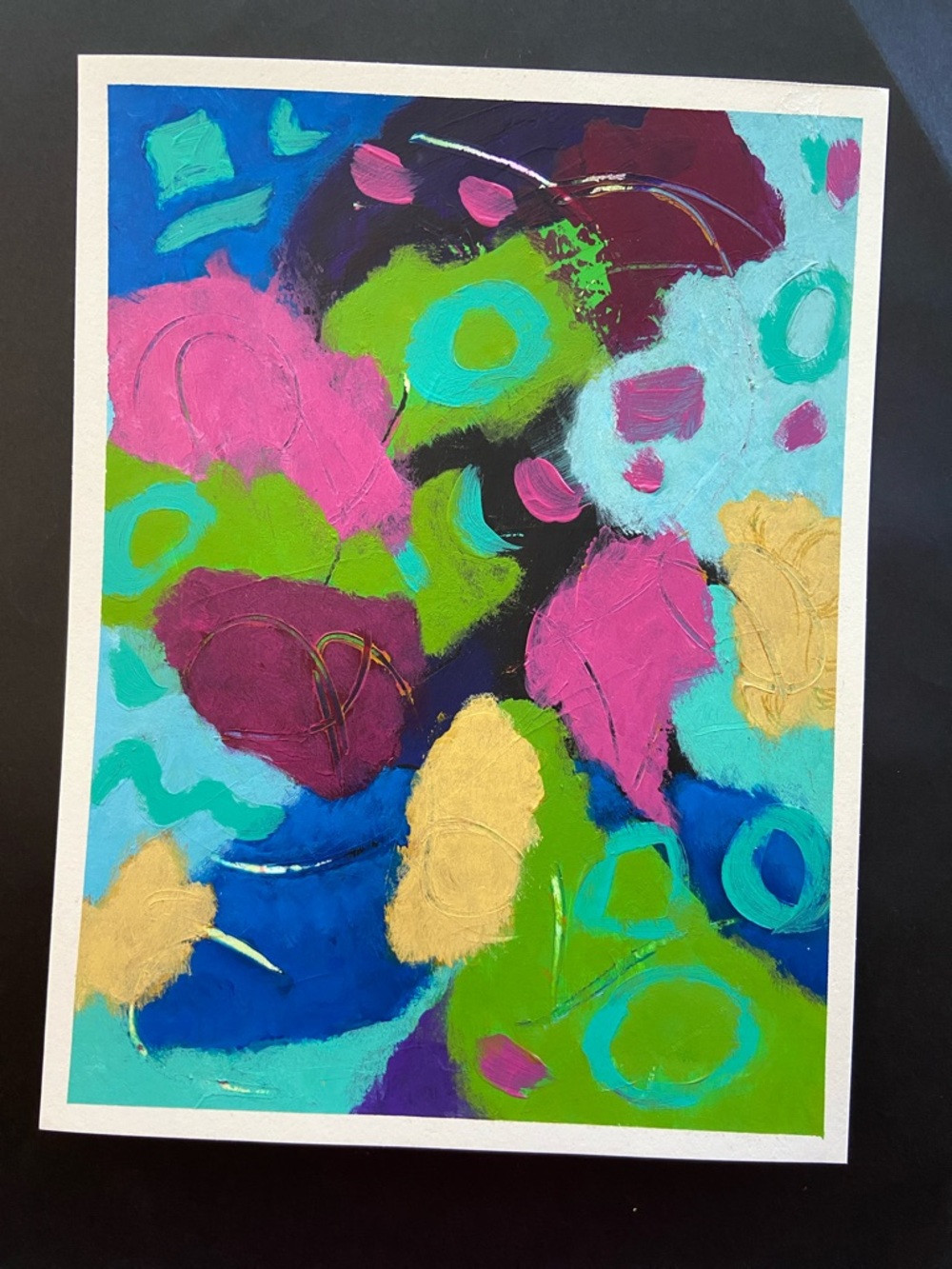 Original Abstract Colorful Expression Wall Art Multi-Color - Picture 7 of 8